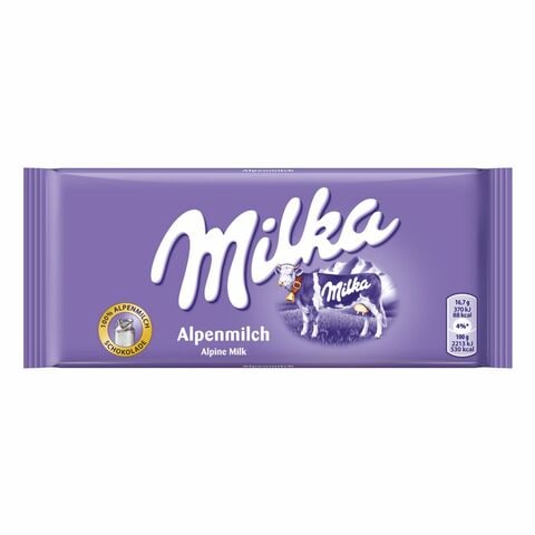 Milka Alpine Milk Chocolate - 100 Gram