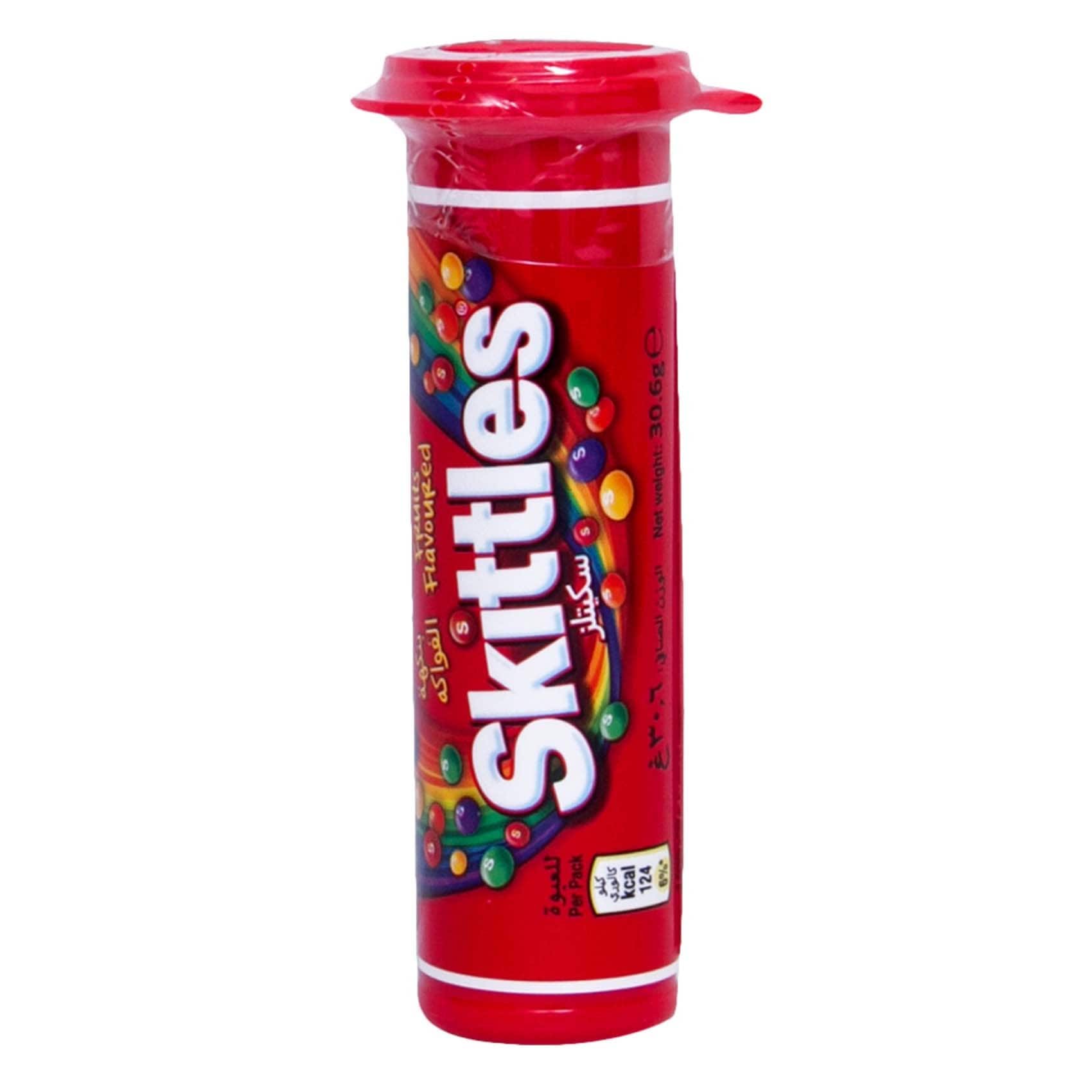 Buy Skittles Fruit Candies Tubes 30.6g Online Shop Food Cupboard on