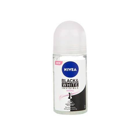 NIVEA Antiperspirant Roll-on for Women, 48h Protection, Black &amp; White Invisible Original, 50ml