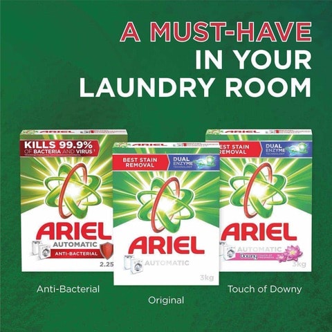 Ariel Automatic Laundry Detergent Powder Original Scent Stain-free Clean Laundry Washing Powder 9kg