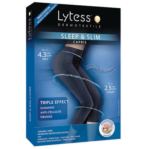 Lytess Sleep  and  Slim Capris Black , L/XL