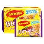 Buy Maggi 2-Minute Biryani Noodles 77g x Pack of 5 in Kuwait