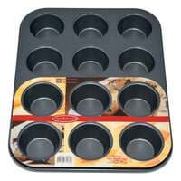 Home Maker 12 Cups Mini Muffin Baking Pan Black