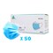 Anesthesia Medical Face Mask 3 Ply with Ear Loop BFE &gt; 95% (50 Pcs).