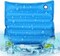 Jj-Boutique Cool Ice Pillows Cushion,Water Filling Ice Cushion Chair Pad,Pet Cushion,Summer Ice Pad,Ice Packs,Beaches Cushion,Car Cushion,Office Cushion (B-2)