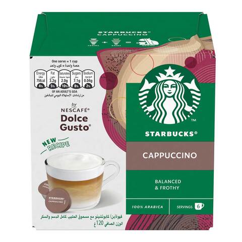 12 STARBUCKS® Caramel Macchiato capsules by Nescafé® Dolce Gusto®