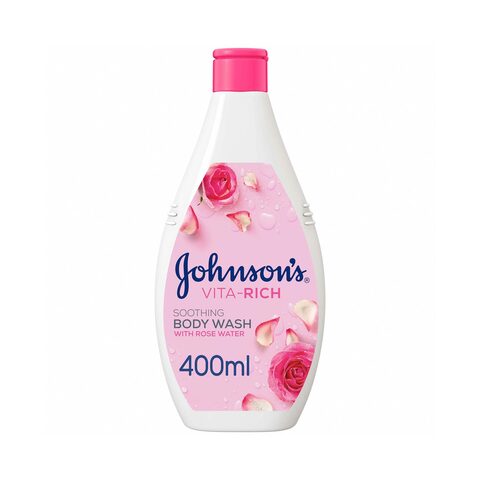 اشتري جونسون صابون سائل للاستحمام مع ماء الورد 400 مل في السعودية