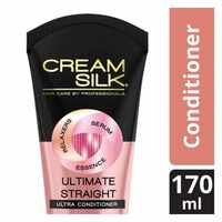 Cream Silk Triple Keratin Rescue Conditioner Ultimate Straight With Keratin Relaxers Serum &amp; Essence 170ml