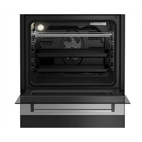 Beko 60 X 60 Cm 4 Zones Ceramic Electric Cooking Range Steel Finish FSM67320GXS