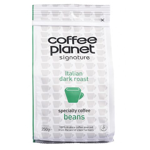Coffee Planet Signature Italian Dark Roast Style Coffee Beans 250g