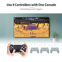 KKmoon - BT Game Controller Wireless Gamepad Joystick Controle for Playstation 4 Doubleshock Gamepad BT with Light Bar Dual Vibration