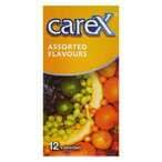 Buy CAREX  ASSORTED FLAVORS CONDOMS X12 in Kuwait