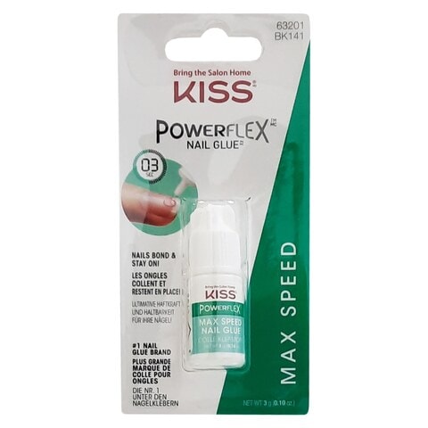 Kiss Powerflex Max Speed Nail Glue BK141 White 3g