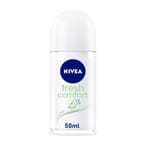 Buy NIVEA Deodorant Roll-on for Women, 48h Protection, Fresh Comfort, 50ml in Saudi Arabia