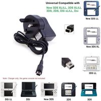 AC Adapter Wall Charger For Nintendo 3DS, New 3DS XL/LL, 3DS XL/LL, 3DS, 2DS, DSi XL/LL, Dsi