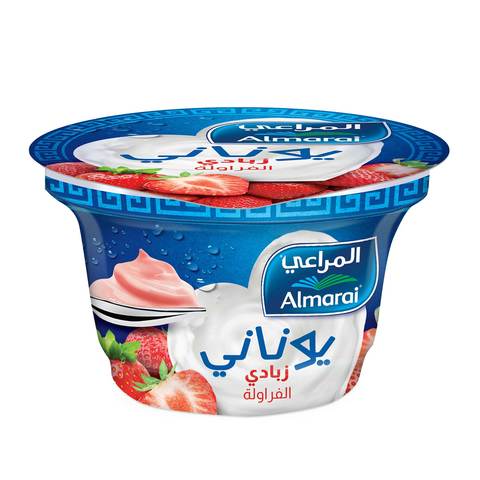 اشتري المراعي زبادي يوناني بالفراولة 150 جرام في السعودية