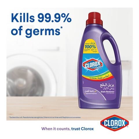 Clorox Stain Remover And Color Booster For Colored Clothes Liquid Flora Scent 1.8L