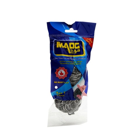 Maog stainless steel cleaning scourer 2 pieces