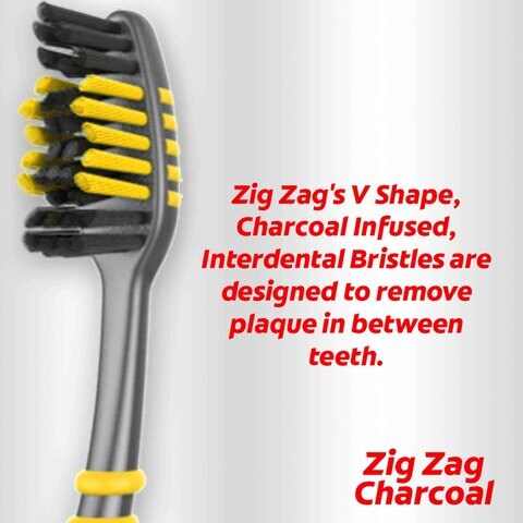 Colgate Zigzag Charcoal Toothbrush (Single)