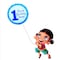 FIRST BIRTHDAY BOY 18&#39; - HELIUM FOIL BALLOON FOR BIRTHDAY PARTY DECORATION