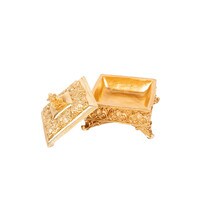 ZK Wedding party tableware Arabian gold candy / sugar pot tray dish for home / hotel / restaurant