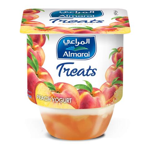 Buy Almarai Treats Peach Yogurt - 100 gm in Egypt