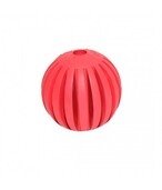 Buy Duvo Rubber Tanzanian Ball Red/Green 7.5cm - Dog Toy in UAE