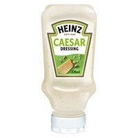 Heinz Caesar Salad Dressing Top Down Squeezy Bottle 225ml