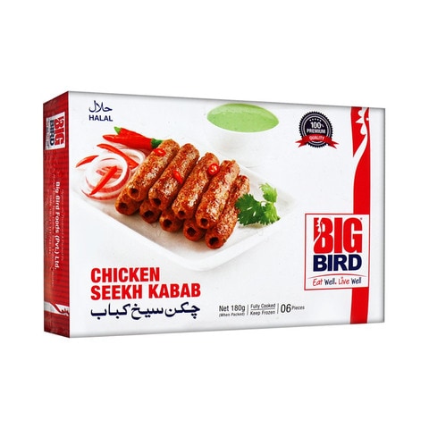 Big Bird Chicken Seekh Kabab 180g