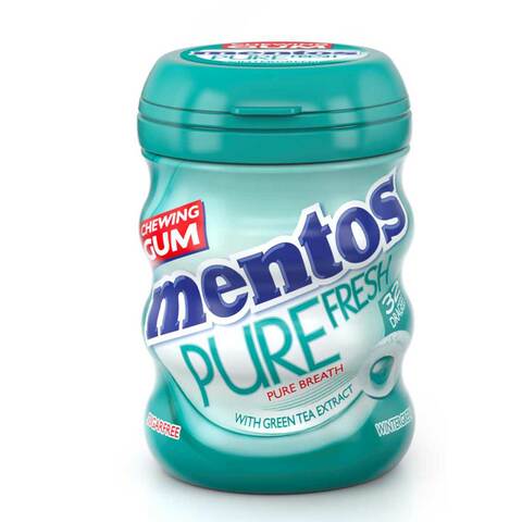 Mentos Pure Winter Green Chewing Gum 56g