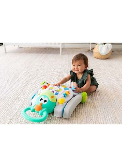 Infantino Sit, Walk &amp; Play 3-In-1 Walker/Entertainment/Activity Table For Baby From 6-36 Months, Multicolour