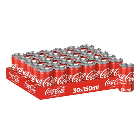 كوكاكولا مشروب غازي عادي 150 ملل × حزمة من 30