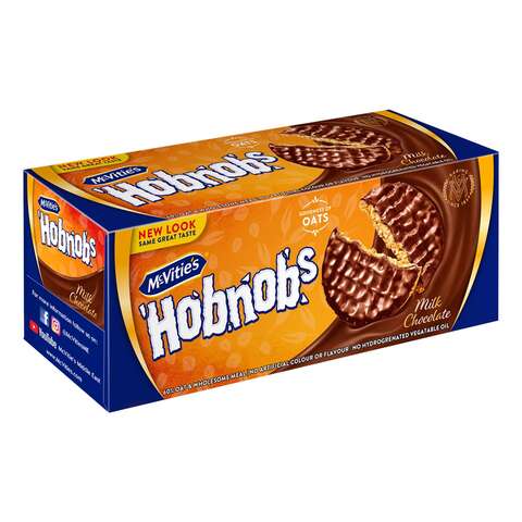 McVitie&#39;s Hobnobs Milk Chocolate Biscuits 300g