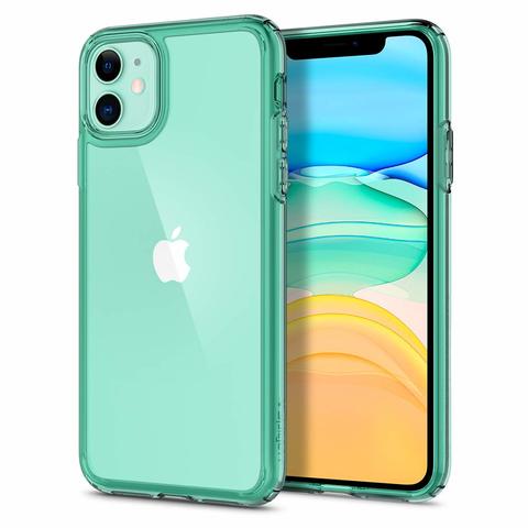 Buy Spigen Ultra Hybrid Designed For Iphone 11 Case Cover Green Crystal Online Shop Smartphones Tablets Wearables On Carrefour Uae