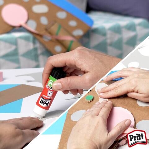 Pritt Glue Stick, Safe & Child-Friendly Craft Glue for Arts