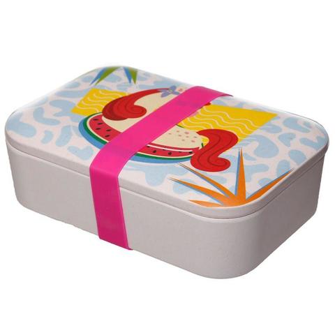 Puckator Bamboo Vacation Vibes Unicorn Reusable Lunch Box