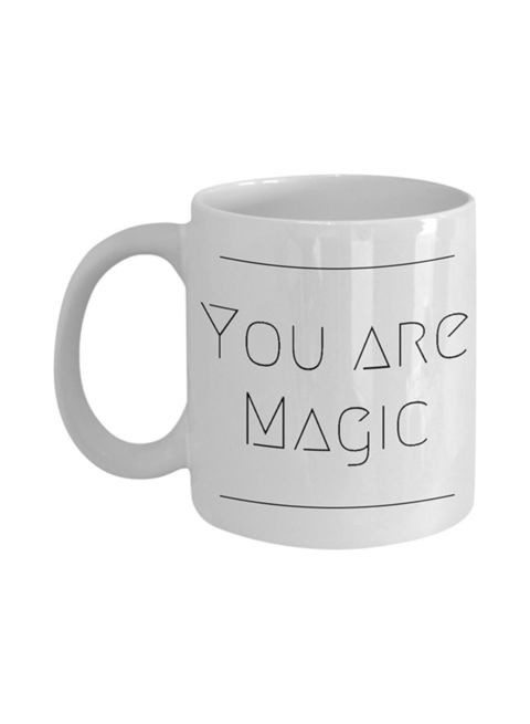 muGGyz Hooray Sports Printed Coffee Mug White