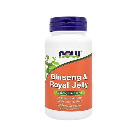 Now Foods Ginseng &amp; Royal Jelly 90 Capsules