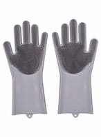 Buy Generic Magic Dish Washing Gloves Grey 13 X 5Inch in Saudi Arabia