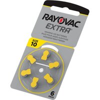 Rayovac Extra Advanced Hearing Aid Batteries Size 10 &ndash; One Card