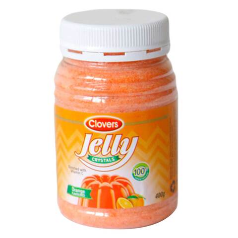 Clovers Jelly Crystal Orange Dessert Mix 400g