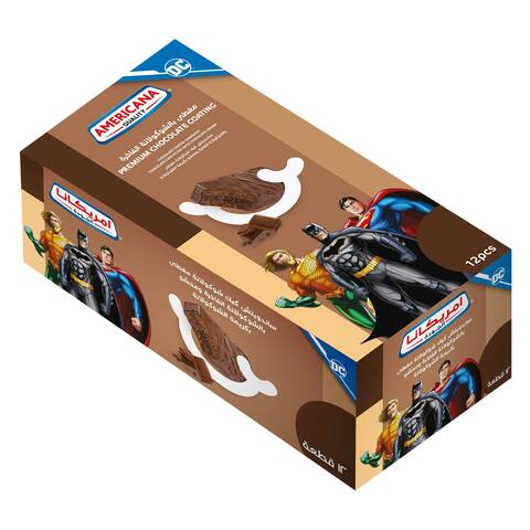 امريكانا ساندويتش كيك باتمان بالشوكولاتة 35 جرام × 12