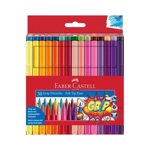 Faber-Castell Felt Colour Tip Pens Set Multicolour 30 PCS