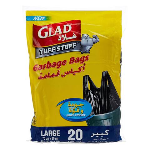 Glad - Tuff Stuff Garbage Bag Medium - White