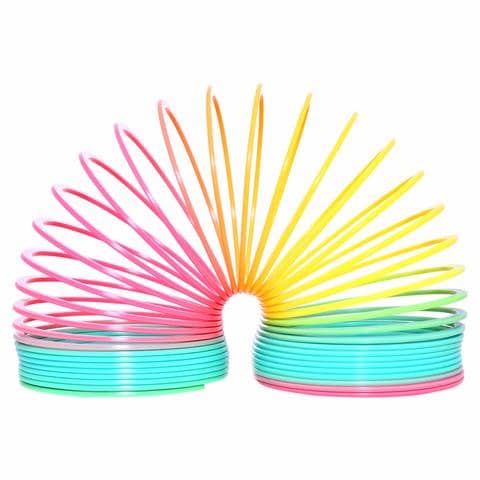 Generic - Rainbow Spring Medium Slinky Toy