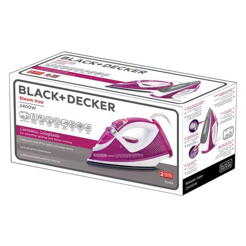 Buy Black Decker Steam iron X2450 B52 Online Carrefour Kenya