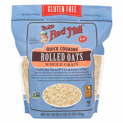 Bob&#39;s Red Mill Gluten Free Quick Cooking Rolled Oats 794g