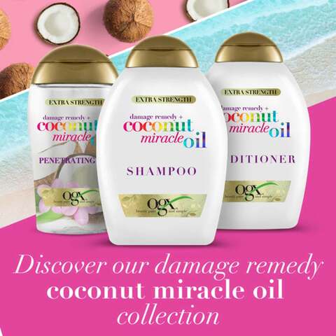 OGX Conditioner Damage Remedy+ Coconut Miracle Oil New Gentle &amp; and PH Balanced Formula 385ml