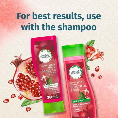 Herbal Essences Beautiful Ends Split End Protection Conditioner with Juicy Pomegranate Essences 360ml&nbsp;