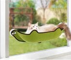 Buy Doreen Premium Cat Window Perch, Space Saving Cat Window Hammock Seat with Suction Cups, Cat Window Toy Hammock for Sunbath Comfortable Resting Sleeping Bed for Small Cat, 33 lb,Green（GC1369A） in UAE